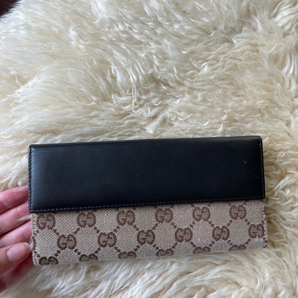 EXCELLENT CONDITION! Authentic Gucci GG Monogram Logo Jackie Wallet - Picture 12 of 13